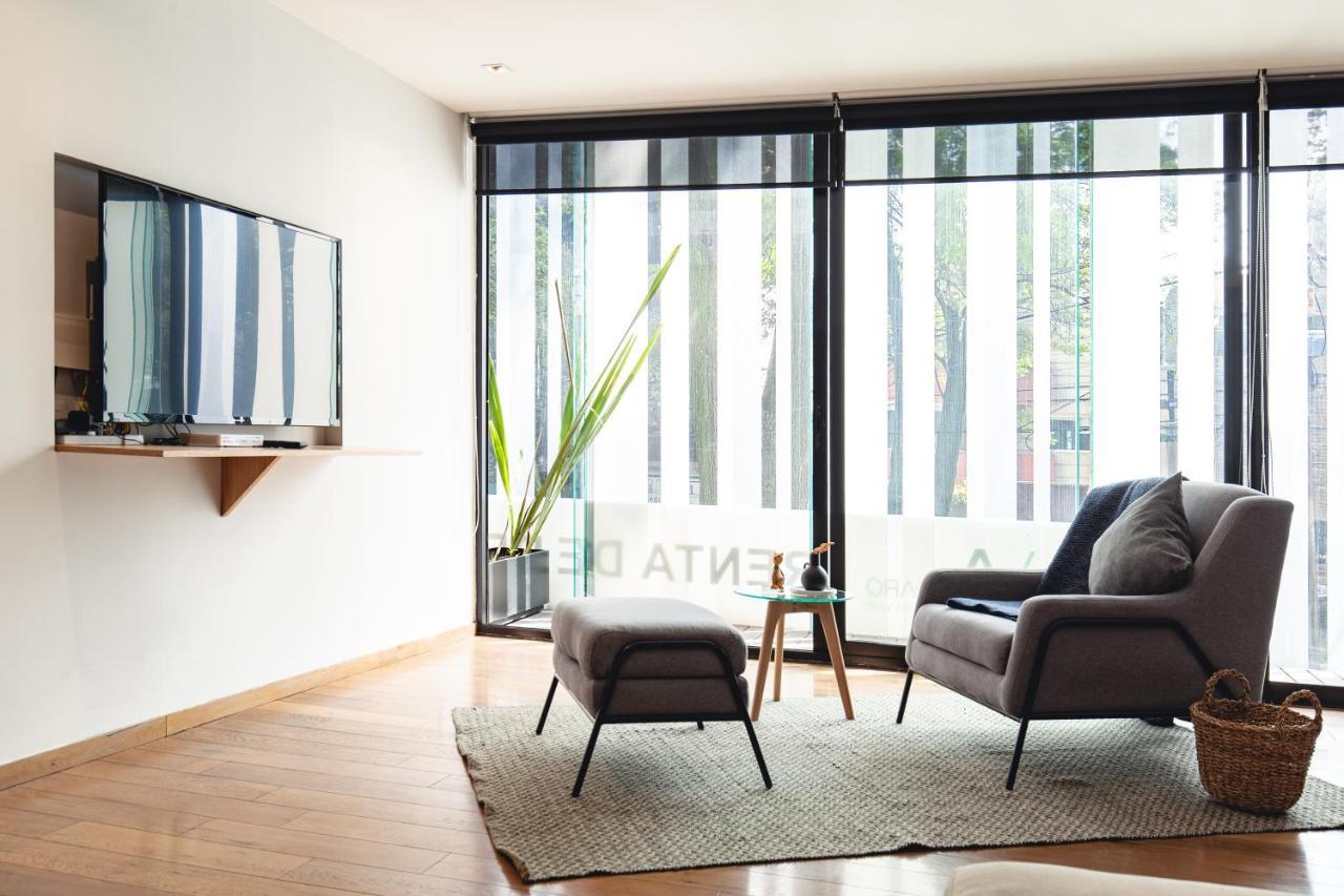 Casai Bright Designer Studio With Balcony In Polanco Mexico-stad Kamer foto