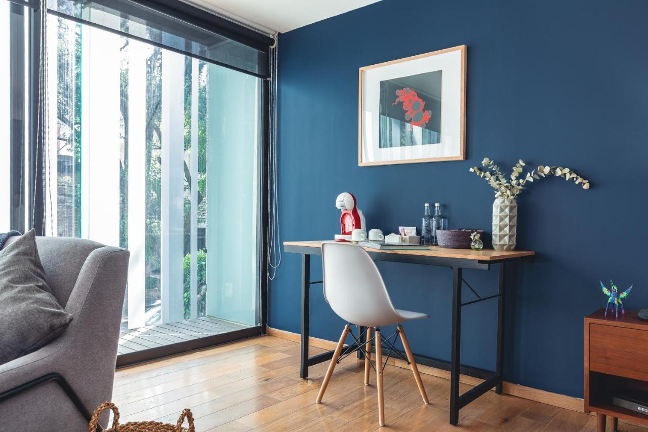 Casai Bright Designer Studio With Balcony In Polanco Mexico-stad Buitenkant foto